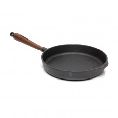 Skeppshult Traditional Servierpfanne 30 cm - Gusseisen mit Walnussholzgriff