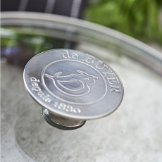 de Buyer Glas Deckel 16 cm mit Edelstahlknauf
