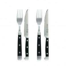 Güde Alpha Steakmesser & Gabel Set 4-tlg.