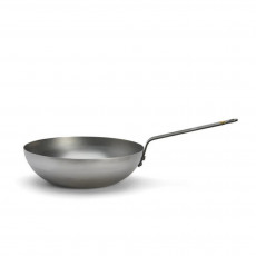 de Buyer Mineral B Bois New Wok 24 cm mit Griff aus Weißblech 