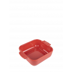 Peugeot Appolia Auflaufform quadratisch 18 cm rot - Keramik