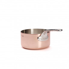 de Buyer  Prima Matera Kupfer-Stielkasserolle 16 cm / 1,8 L induktionsgeeignet - Edelstahlgussgriff