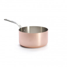 de Buyer  Prima Matera Kupfer-Stielkasserolle 18 cm / 2,5 L induktionsgeeignet - Edelstahlgussgriff