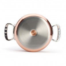 de Buyer  Prima Matera Kupfer-Bratentopf 24 cm / 5,4 L induktionsgeeignet - Edelstahlgussgriffe