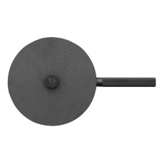 Skeppshult Noir Schlemmerpfanne 28 cm mit Deckel - Gusseisen mit schwarz eloxiertem Aluminiumgriff