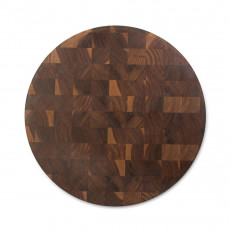 Boos Blocks Black Walnut Hackblock rund 46 cm - Walnuss-Stirnholz