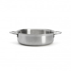 de Buyer Alchimy Bratentopf nieder 24 cm / 2,3 L - Edelstahl-Mehrschichtmaterial