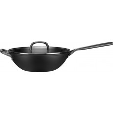 Zwilling Milano Wok mit Glasdeckel 30 cm Schwarz - Aluminium