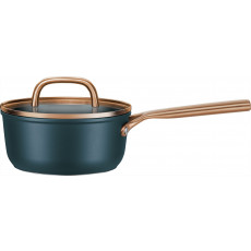 Zwilling Milano Stieltopf mit Glasdeckel Blau 18 cm - Aluminium