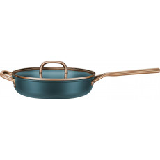 Zwilling Milano Schmorpfanne mit Glasdeckel Blau 28 cm - Aluminium