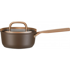 Zwilling Milano Stieltopf mit Glasdeckel Braun 18 cm - Aluminium