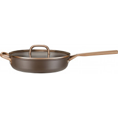 Zwilling Milano Schmorpfanne mit Glasdeckel Braun 28 cm - Aluminium