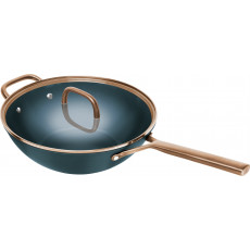 Zwilling Milano Wok mit Glasdeckel  Blau 30 cm - Aluminium