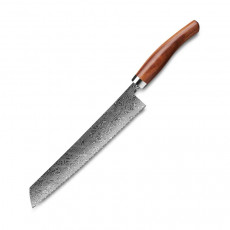 Nesmuk Exklusiv C 90 Damast Brotmesser 27 cm - Griff Pau Rosa Holz