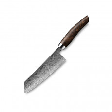 Nesmuk Exklusiv C 90 Damast Kochmesser 14 cm - Griff Walnuss Maserholz