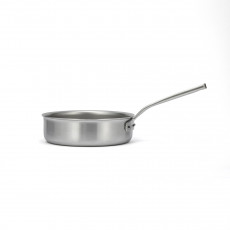 Falk Culinair Flandria Sauteuse gerade 24 cm / 2,9 L - Edelstahl-Mehrschichtmaterial mit Kupferkern