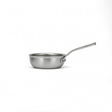 Falk Culinair Flandria Sauteuse konisch 20 cm / 1,7 L - Edelstahl-Mehrschichtmaterial mit Kupferkern