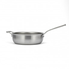 Falk Culinair Flandria Sauteuse konisch 28 cm / 4,6 L - Edelstahl-Mehrschichtmaterial mit Kupferkern