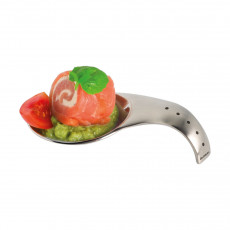 Global GS-80 Amuse-Gueule Löffel / Appetizer Löffel - Chromnickel Stahl 18-10