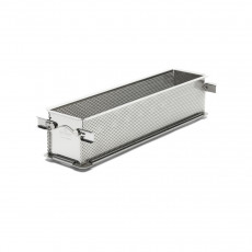 de Buyer Air-System Backform 24 x 5 cm aufklappbar - Edelstahl gelocht