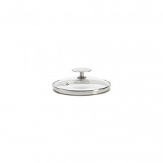 de Buyer Glas Deckel 14 cm mit Edelstahlknauf