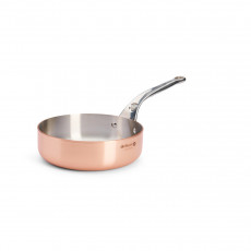 de Buyer  Prima Matera Kupfer-Sauteuse gerade 24 cm / 3,0 L induktionsgeeignet - Edelstahlgussgriff