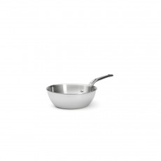 de Buyer Affinity Sauteuse konisch 20 cm / 1,7 L - Edelstahl-Mehrschichtmaterial