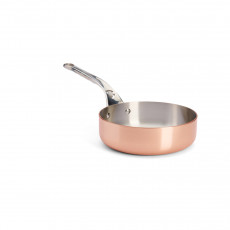 de Buyer Prima Matera Sauteuse gerade 24 cm / 3,0 L - Kupfer induktionsgeeignet mit Edelstahlgussgriff