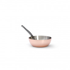 de Buyer  Prima Matera Kupfer-Sauteuse konisch 20 cm / 1,7 L induktionsgeeignet - Gusseisengriff