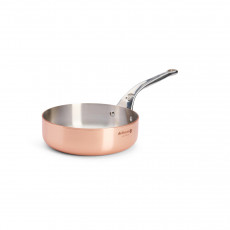 de Buyer Inocuivre Sauteuse gerade 20 cm / 1,8 L - Kupfer mit Edelstahlgussgriff