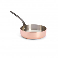 de Buyer Inocuivre Sauteuse gerade 24 cm / 3,1 L - Kupfer mit Gusseisengriff