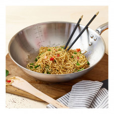 de Buyer Alchimy Wok 32 cm - Edelstahl-Mehrschichtmaterial