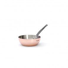 de Buyer  Prima Matera Kupfer-Sauteuse konisch 20 cm / 1,7 L induktionsgeeignet - Gusseisengriff