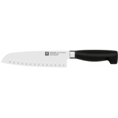 Zwilling ****VIER STERNE Santoku mit Kullen 18 cm