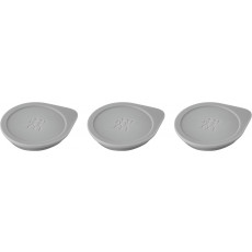Zwilling Fresh & Save Cube Set Etikettenpositionierer 3-tlg. Grau - Silikon