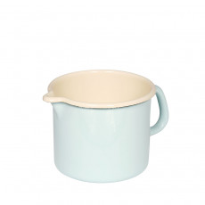 Riess Classic Pastell Schnabeltopf 14 cm / 1,7 L türkis - Emaille