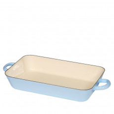 Riess Classic Pastell Bratpfanne 33 x 20 cm blau - Emaille