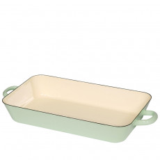 Riess Classic Pastell Bratpfanne 37 x 22 cm nilgrün - Emaille