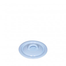 Riess Classic Pastell Deckel 9 cm blau - Emaille