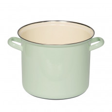 Riess Classic Pastell Fleischtopf 22 cm / 6,0 L nilgrün - Emaille