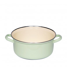 Riess Classic Pastell Kasserolle 22 cm / 3,0 L nilgrün - Emaille