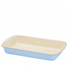 Riess Classic Pastell Auflaufform 36 x 21,5 cm blau - Emaille