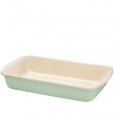 Riess Classic Pastell Auflaufform 38 x 22,5 cm nilgrün - Emaille