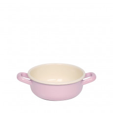 Riess Classic Pastell Bauernschüssel 14 cm rosa - Emaille