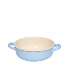 Riess Classic Pastell Bauernschüssel 18 cm blau - Emaille