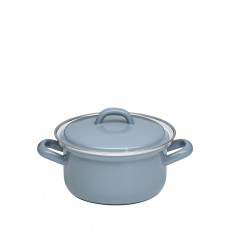 Riess Classic Pure Grey Kasserolle 14 cm / 0,75 L - Emaille