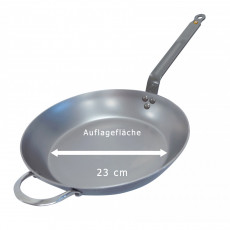 de Buyer Mineral B Pfanne 32 cm - Eisen mit Bienenwachsbeschichtung - Bandstahlgriff