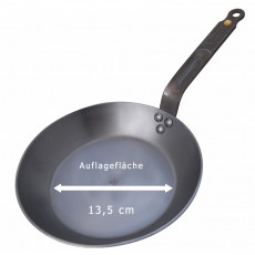 de Buyer Mineral B Pfanne 20 cm - Eisen mit Bienenwachsbeschichtung - Bandstahlgriff