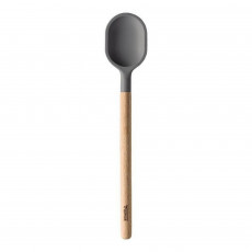 Thomas Kitchen Kochlöffel Silikon grau / Griff aus Buchenholz