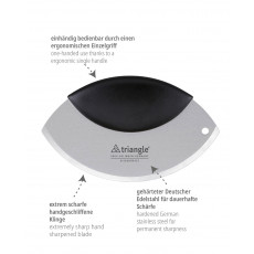 triangle Einhandwiegemesser 17 cm - gehärteter Edelstahl